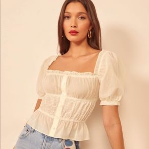 NWT Reformation Sicilia top size small